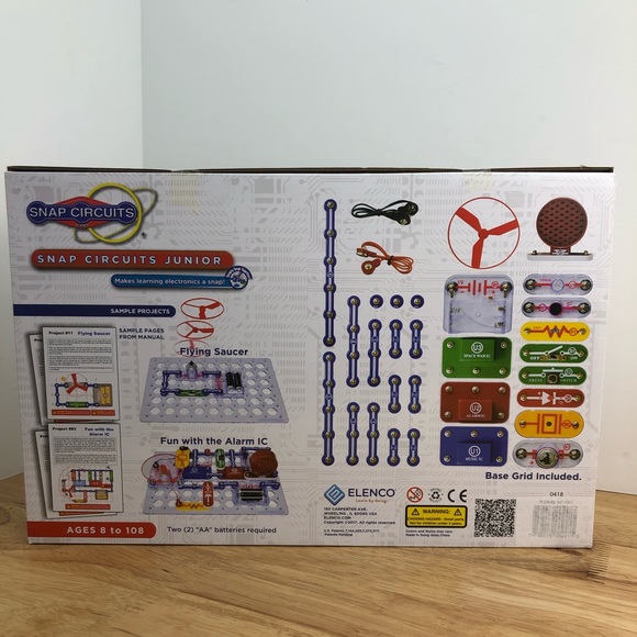 New Snap Circuits Junior SC-100 Electronic Project Kit - Picture 4 of 4
